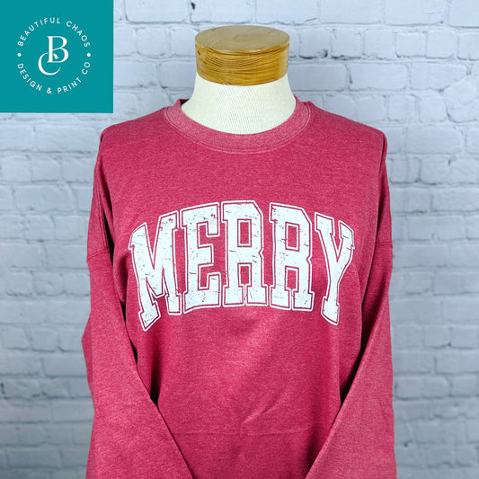 MERRY University style Crewneck Sweatshirt