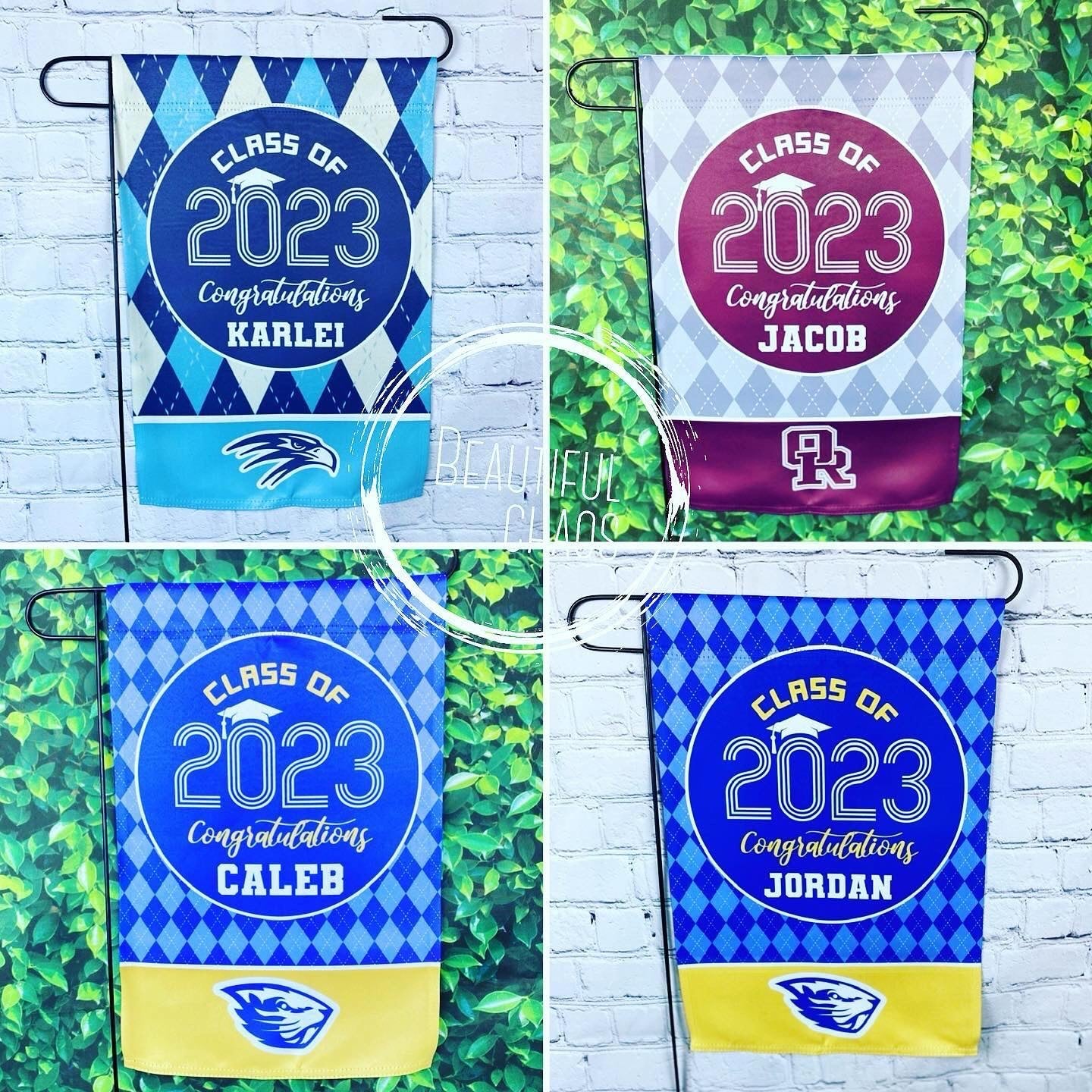 Graduation Garden Flag Custom 2024