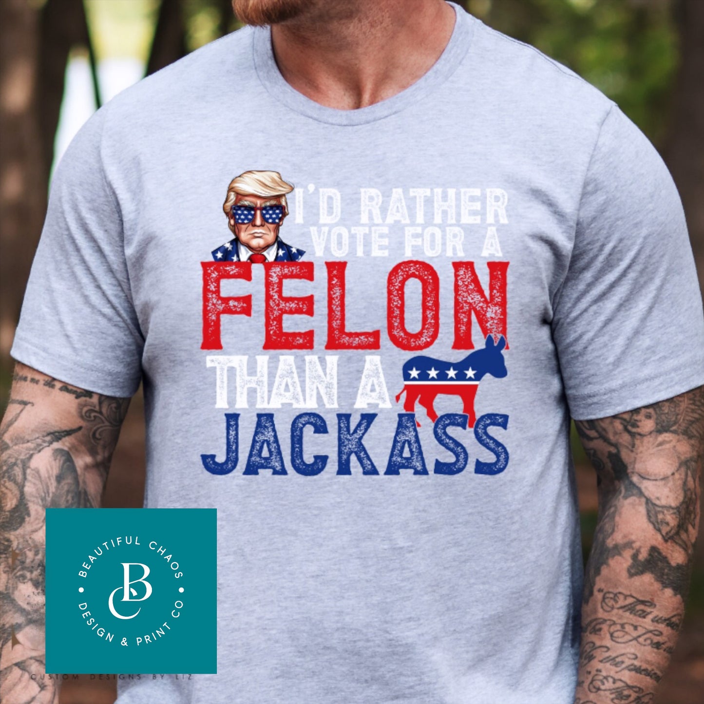 I’d rather vote for a felon