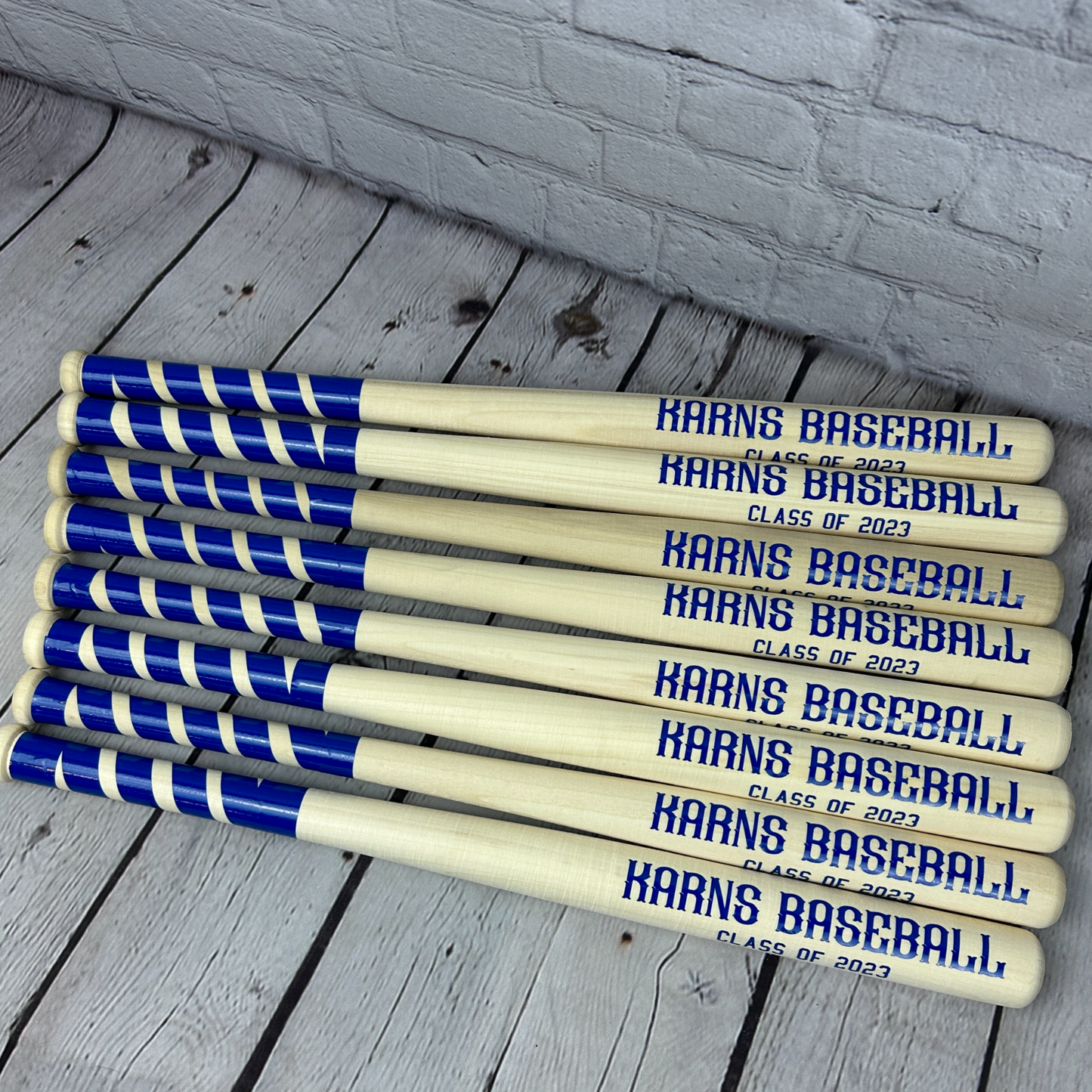 Wooden Mini Baseball Bat Custom - Team Gifts and Graduation Gifts