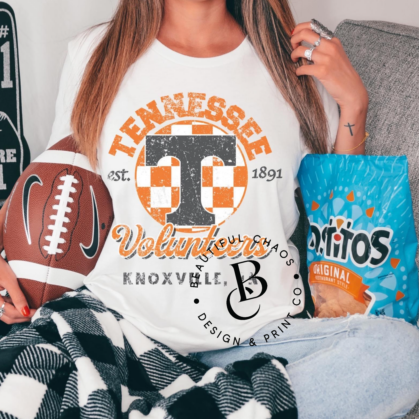 Tennessee Checkerboard- Tee or Sweatshirt