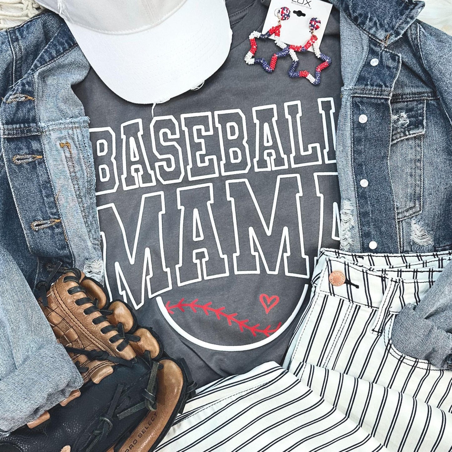 Baseball/Softball Mama Puff Print Comfort Colors Unisex Tee