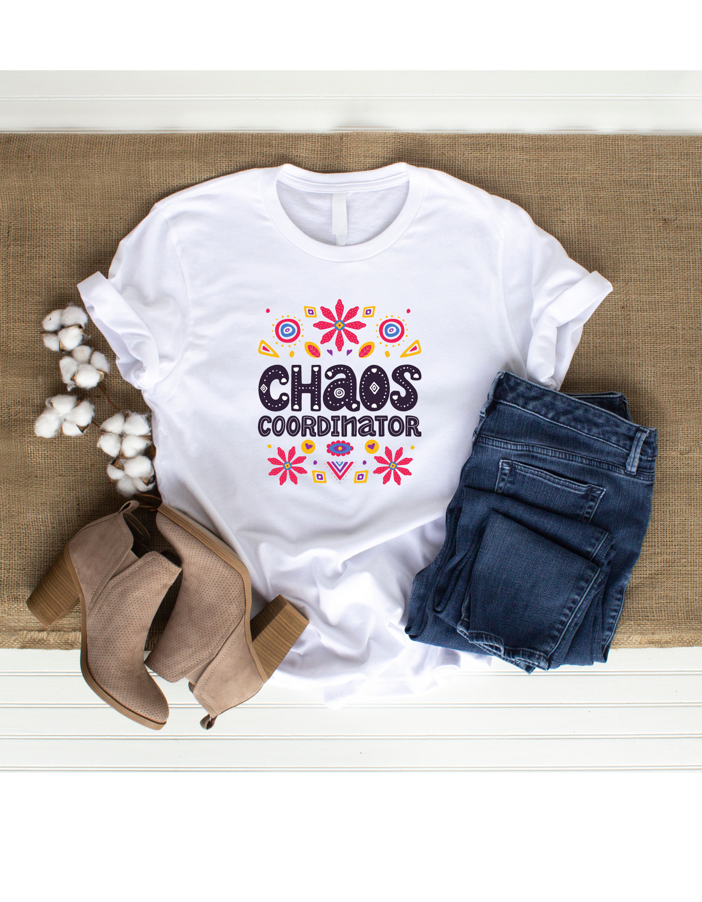 Chaos Coordinator Beautiful Chaos Brand Unisex Tee or Crewneck Sweatshirt